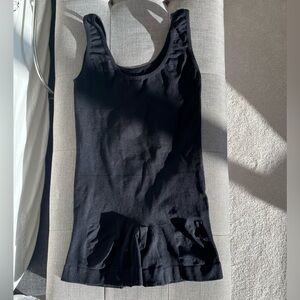 BUMPSUIT - Black Sleeveless Ribbed jumpsuit